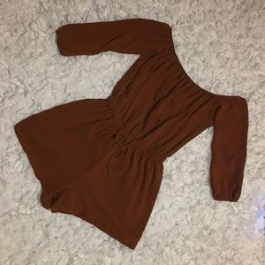 Off the shoulder romper
